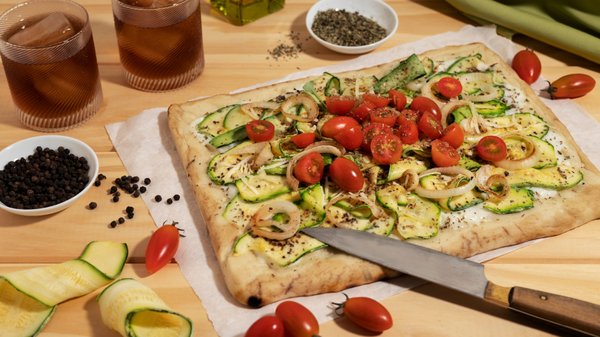 Inspiration de saison : tarte courgette et lardons à tester absolument